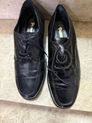 Lote 2 Pares Zapatos Piel Hombre Talla 42