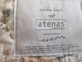 Colcha Botánica Cama 1.50 + 2 Cojines