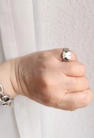 Anillo Tous Mesh Plata