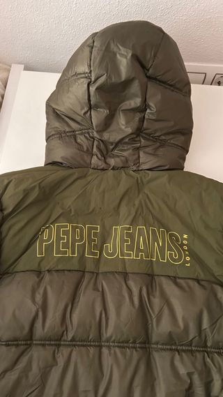 Chaqueta Pepe Jeans niño verde. Talla 16