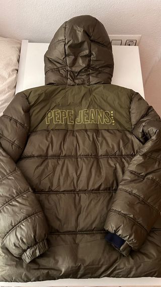 Chaqueta Pepe Jeans niño verde. Talla 16
