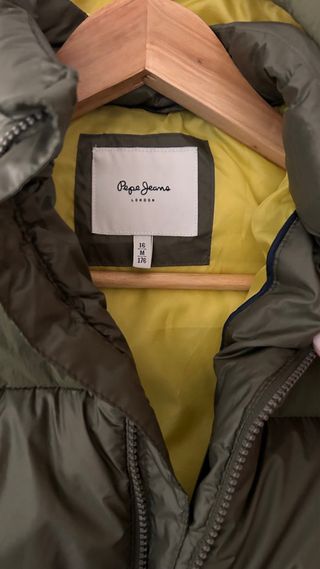 Chaqueta Pepe Jeans niño verde. Talla 16