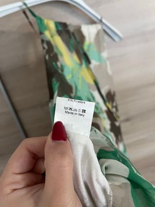 Top No-ná fantasia floreale taglia M