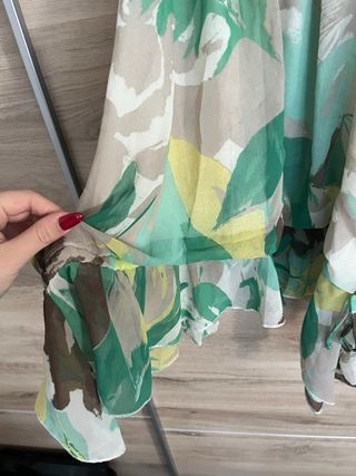 Top No-ná fantasia floreale taglia M