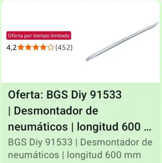 Desmontador de neumáticos BGS Diy 600mm