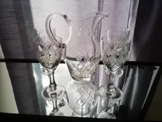 Brocca di cristallo vintage