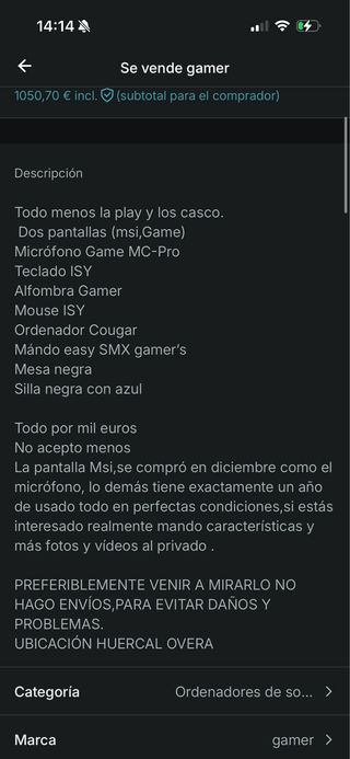 Ordenador Gamer Completo