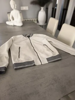 Chaqueta Zara Hombre Blanca
