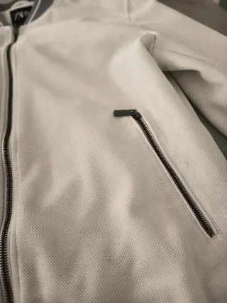 Chaqueta Zara Hombre Blanca