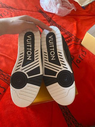 Zapatos Louis Vuitton Negros y Blancos