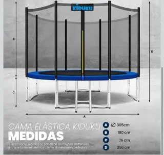 Cama elástica 305 cm Kiduku negociable