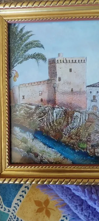 2 Cuadros Decorativos de Elche.  Paisaje antiguo.