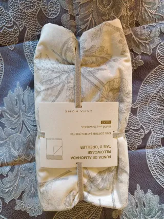 Fundas Almohada Zara Home 65x100 cm Pack 2
