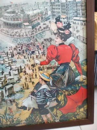 L'Été à Ostende - Cartel Belle Époque