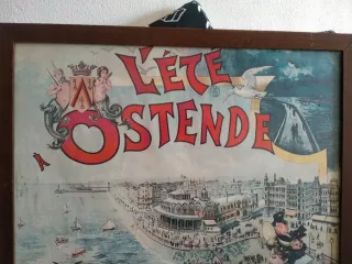 L'Été à Ostende - Cartel Belle Époque
