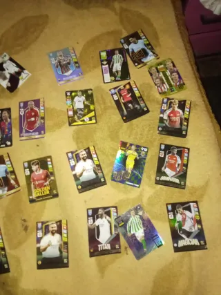 Cromos de fútbol antiguos