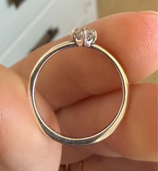 Anillo Pandora Corazón Brillante