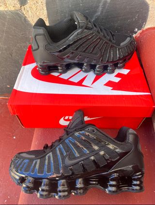 Nike Shox TL Triple Black Y2K Cyber Techwear 40