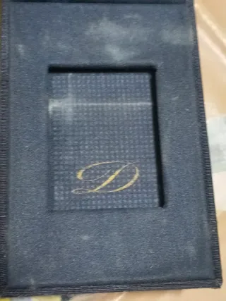 Accendino Dupont Placcato Oro Vintage con Scatola