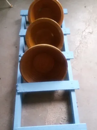 3 Lebrillos antiguos 30 cm