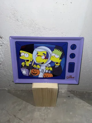 Bandejas Los Simpson TV Moradas