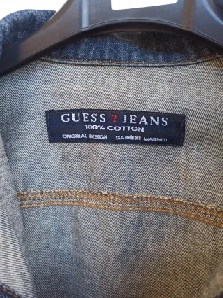 Giubbino in jeans Guess donna blu