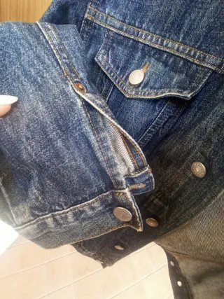 Giubbino in jeans Guess donna blu