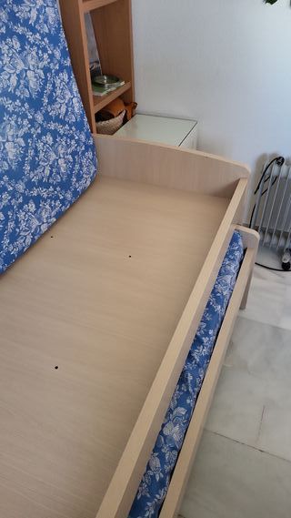 Cama nido con colchón viscoelástico