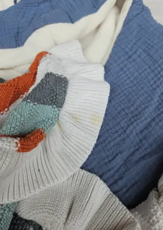 Saco capazo y manta bebé