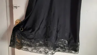 Camisón encaje negro talla XXXL