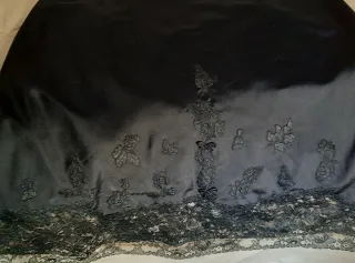 Camisón encaje negro talla XXXL