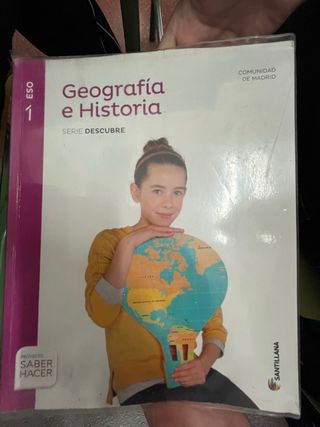 Libro de geografia e historia de 1 de la eso