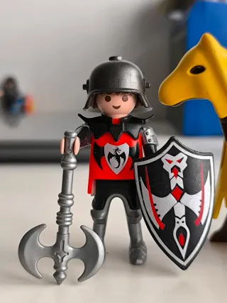 Playmobil Caballeros Medievales con caballo