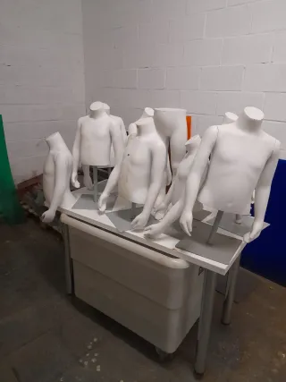 MANIQUÍES TORSO INFANTIL BLANCO