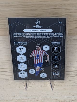 Carta Julian Alvarez Black Edge Edition BE5