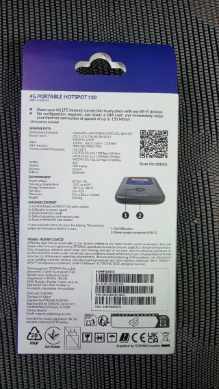 Router 4G Portátil STRONG Hotspot 150