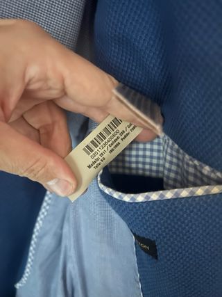 Americana Massimo Dutti Azul