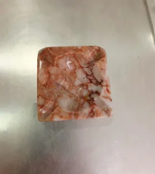 Cenicero Mármol Ónix Vintage Años 70