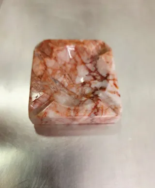 Cenicero Mármol Ónix Vintage Años 70