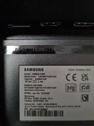 Monitor da gioco Samsung Odyssey G7