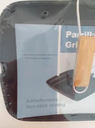 NUEVO.Parrilla Grill Antiadherente 34x24cm