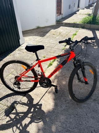 Bicicleta B'TWIN Rockrider 500 Roja