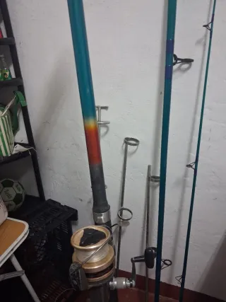 Cañas de pescar y accesorios