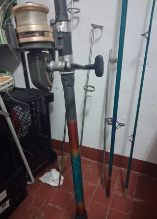 Cañas de pescar y accesorios