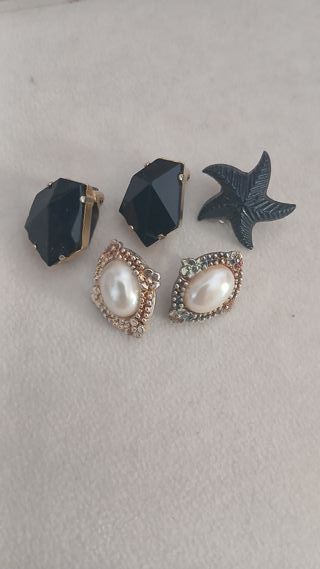 2 paia orecchini a clip