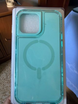 Custodia iPhone 13 Pro Max verde acqua