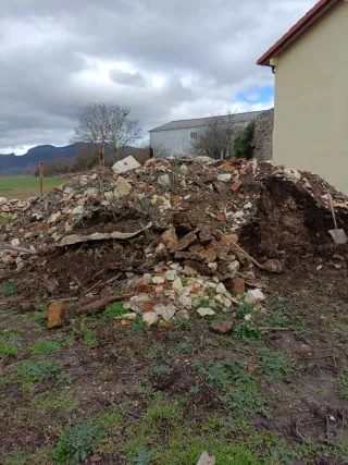 Relleno para obra, se regala