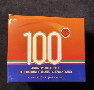 10 Euro Argento Rodiato 2021 Pallacanestro