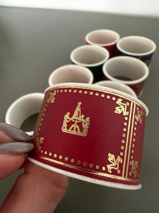 Set portatovaglioli Venezia Vintage