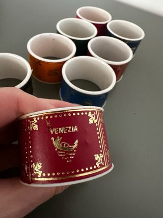 Set portatovaglioli Venezia Vintage